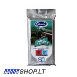 Triplewax Diamond plastiko atnaujinimo servetėlės